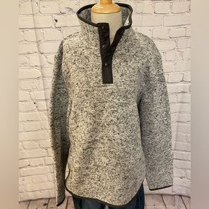Bass Pro Shops (Outdoor Kids) - Youth XL Gray 3-Snap Pullover (NWT)